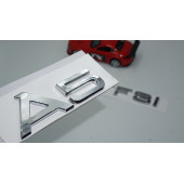 Audi A5 40 TFSi Krom ABS 3M 3D Bagaj Yazı Logo Orjinal Ürün - 1