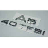 Audi A5 40 TFSi Krom ABS 3M 3D Bagaj Yazı Logo Orjinal Ürün - 2