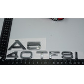 Audi A5 40 TFSi Krom ABS 3M 3D Bagaj Yazı Logo Orjinal Ürün - 3