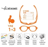 Cebe Skimo Çocuk Gözlük Fuchsia Oranj 2000 Grey CBSKIMO7 - 2