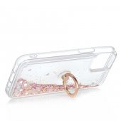 Apple iPhone 12 Mini Kılıf Zore Milce Simli Pullu Yüzüklü Kılıf thumbnail 6