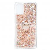 Galaxy A71 Kılıf Zore Milce Simli Pullu Yüzüklü Kılıf thumbnail 1