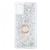 Galaxy A71 Kılıf Zore Milce Simli Pullu Yüzüklü Kılıf thumbnail 5