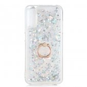 Galaxy A70 Kılıf Zore Milce Simli Pullu Yüzüklü Kılıf thumbnail 5