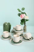 Keramika Keraart Maya Stackable Çay Takımı 12 Parça 6 Kişilik - 20789-98 thumbnail 5