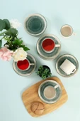 Keramika Keraart Maya Stackable Çay Takımı 12 Parça 6 Kişilik - 20789-98 thumbnail 7