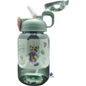 Vagonlife Kalın Pipetli Kilitli Kapak 600 ml Okul Su MatarasI YEŞİL - 2