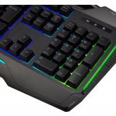 Turbox Giantpeak USB Kablolu Rgb Makro Gaming Klavye Standart Q Sese Duyarlı RGB Işıklı Macrolu Telefon Tutacaklı - 5