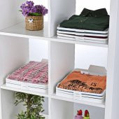 6lı Tişört Düzenleyici Gömlek T-shirt Elbise Organizer - 2