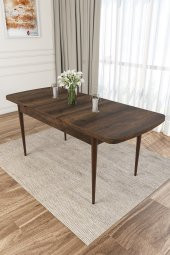 Rovena Zayn Barok Desen 80x132 Açılır Mutfak Masası 6 Sandalye - 4