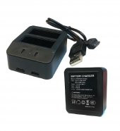 SANGER Hero 5 Black Çiftli Şarj Aleti - 1