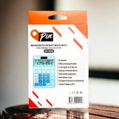 Pin 12 Hane Mavi Masaüstü Hesap Makinesi PİN 101M - 4