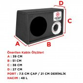 Reiss Auido Rs-gh12 30 Cm Subwoofer Bas 1400 Watt Maximum Power - 4