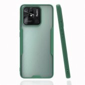 Xiaomi Redmi 12C Kılıf Kamera Korumalı Arkası Şeffaf Silikon - 1