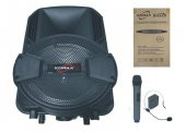KORAX HİTECH HT-820 35W MİKROFONLU USB/SD BLUETOOTH TOPLANTI ANFİSİ - 1