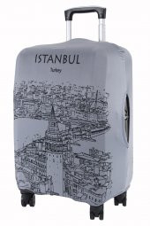 My Saraciye 80 Valiz Kılıfı, Bavul Kılıfı - Galata Karakalem 80 - 5