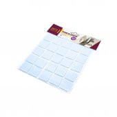 Yapışkanlı Sandalye Koltuk Mobilya Ayak Keçesi 30x30 Mm Kare Zemin Koruyucu Keçe - 1