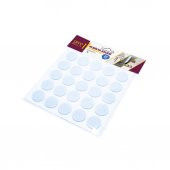 Yapışkanlı Sandalye Koltuk Mobilya Ayak Keçesi 26 Mm Yuvarlak Zemin Koruyucu Keçe - 1