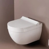 Seramiksan Neon Rim-Out Asma Klozet + Duroplast Yavaş Kapanır Kapak thumbnail 1