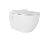 Seramiksan Neon Rim-Out Asma Klozet + Duroplast Yavaş Kapanır Kapak thumbnail 5