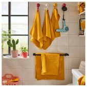 4 Adet Banyo-Mutfak El Havlusu Hardal Sarı MeridyenDukkan 30x30 cm, 4 Lü - 4