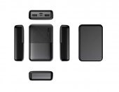 Sprange SRP17 Çift USB Girişli Mini Cep Boy 10.000 mAh Powerbank Kılıf Hediyeli - 4