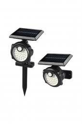 Hareket Sensörlü 26 Led Solar Bahçe Lambası - 1