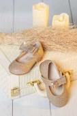 Kız Çocuk Babet Gold Simli - 2