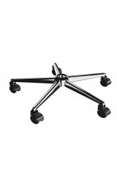 Yıldız Ayak Konik Krom Tekerlekli Döner Sandalye Ayağı Oyuncu Koltuğu Ayağı - 1