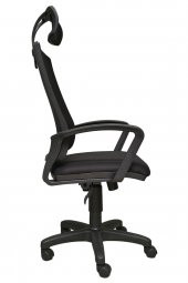 Müdür Ofis Çalışma Koltuğu Öğrenci Sandalyesi Makam Koltuğu Fileli Siyah - 2