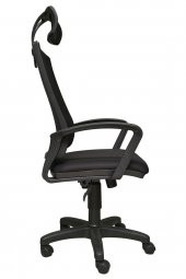 OFİS BÜRO CONCEPT Sofya Müdür Ofis Çalışma Koltuğu Öğrenci Sandalyesi Makam Koltuğu Fileli Siyah - 3