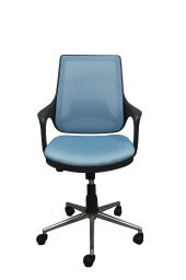 Porziyon Kontez Büro Çalışma Koltuğu Öğrenci Sandalyesi Oyuncu Koltuğu krom Ayak - 1