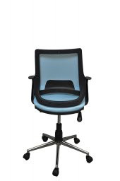 Porziyon Kontez Büro Çalışma Koltuğu Öğrenci Sandalyesi Oyuncu Koltuğu krom Ayak - 3