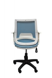 Porziyon Kontez Büro Çalışma Koltuğu Öğrenci Sandalyesi Oyuncu Koltuğu Plastik Ayak - 3