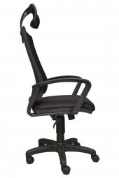 Sofya Müdür Ofis Çalışma Koltuğu Öğrenci Sandalyesi Makam Koltuğu Fileli Siyah - 3