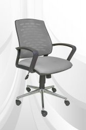 Porziyon Savina Yönetici Koltuğu Ofis Çalışma Koltuğu - Sandalyesi (Krom Ayak) - 1