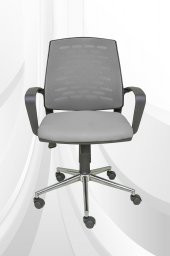 Porziyon Savina Yönetici Koltuğu Ofis Çalışma Koltuğu - Sandalyesi (Krom Ayak) - 2