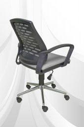 Porziyon Savina Yönetici Koltuğu Ofis Çalışma Koltuğu - Sandalyesi (Krom Ayak) - 4