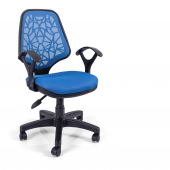 Porziyon Depar Plastik - Fileli Ofis Büro Öğrenci Çalışma Koltuğu - Sandalyesi Kırmızı - 1