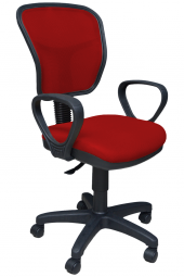 Porziyon Depar Ofis Büro Öğrenci Çalışma Koltuğu - Kırmızı - 2