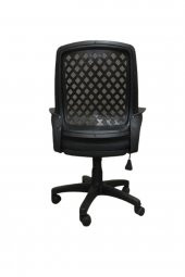 Porziyon Depar Plastik - Fileli Ofis Büro Öğrenci Çalışma Koltuğu - Sandalyesi Siyah - 3