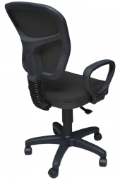 Mgr Office Clk Siyah Fileli Bilgisayar Ofis Çalışma Sandalyesi Koltuğu - 4