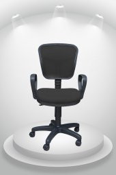 Porziyon Depar Ofis Büro Öğrenci Çalışma Koltuğu - Siyah - 1