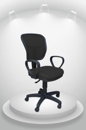 Porziyon Depar Ofis Büro Öğrenci Çalışma Koltuğu - Siyah - 2