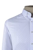 Cengiz İnler Küçük Puantiye Desenli Slim Fit Erkek Gömlek thumbnail 12