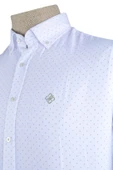 Cengiz İnler Küçük Puantiye Desenli Slim Fit Erkek Gömlek thumbnail 10