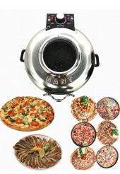 Gant Camlı Pişirgeç Ekmek Yapma, Pizza Lahmacun Tavuk Balık Yemek Hazırlama 2 Kademeli Alt Üst Isıtmalı - 3