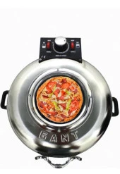 Gant Camlı Pişirgeç Ekmek Yapma, Pizza Lahmacun Tavuk Balık Yemek Hazırlama 2 Kademeli Alt Üst Isıtmalı - 1