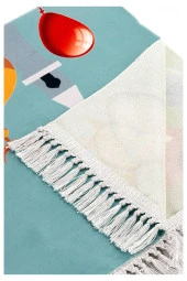 Dijital Baskılı Çocuk Seccadesi - Arabalı Camili - 44 X 78 cm thumbnail 3