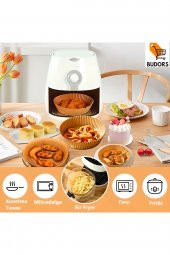 Büyük Boy Fritöz Pişirme Kağıdı XL-XXL  Uygun Air Fryer Tüm Markalara Uygun 20 Adet - 3